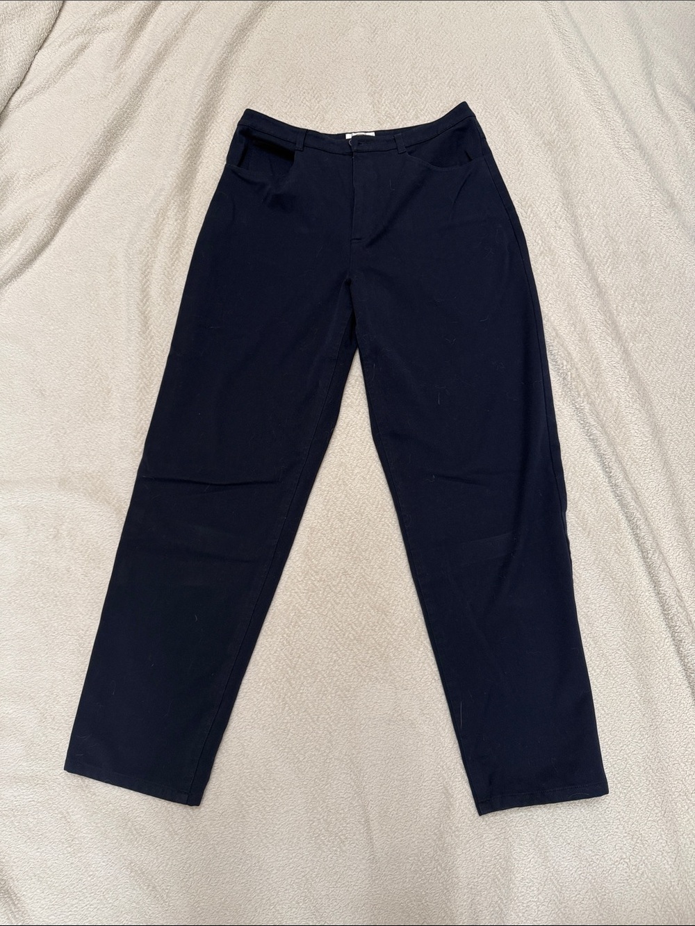 Talbots Navy Blue Straight-Leg Women's Trousers